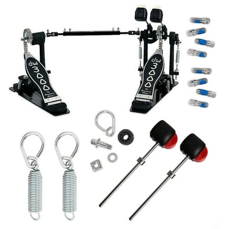 - Drum Workshop DWCP3002 Double Bass Pedal and Accessory Bundle