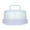 Light Blue, variant on Portable Cake Storage Box, Transparent Plastic Cover with Snap Locks for Freshness, 26x22.5x13.5cm Airtight Container for Cupcakes or Snacks, Refrigerator-Safe and Odor-Proof Design