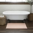 thumbnail image 3 of Mohawk Home Homespun Plush Fade/Stain Resistant Non-Slip Machine Washable Bath Rug, Blush, 2' 3" x 3' 9", 3 of 7