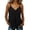 tank top 52#Black, variant on Women's Tank Tops Ruched Strappy Solid Color Camisole Top Sleeveless Basic Tees Loose Soft Beach Vacation Clothes Outdoor Casual