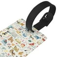 thumbnail image 3 of Honeii Dogs Funny Pets Print Luggage Tags for Suitcases, Airplane Travel Essentials for Flying, International Travel Must Haves, and Luggage Accessories, 3 of 7