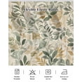 thumbnail image 5 of Sage Green Yellow Botanical Wrap Around Bed Skirts for Queen Bed 18" Drop,Bed Skirt with Adjustable Elastic Belt Dust Ruffle Bed Valance for Bedroom Hotel Luxury Spring Summer Vintage Bed Frame Cover, 5 of 7