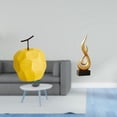 thumbnail image 2 of Escultura De Fruta De Porcelana, Adorno Coleccionable, Estatua De Mesa, Decoración Geométrica Para Festivales, Oficina, Fuego Abstracto, Artesanía De Escritorio, Recuerdo, Figura De Llama De, 2 of 8