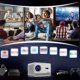 thumbnail image 4 of Ganfancp Proyector A10Plus High Clear 4K Wifi Bt5.2 Android 11 Fuente de Luz Led de Larga Duración Ofertas Del Día 1X Proyector + 1X Cable de Alimentación + 1X Mando a Distancia + 1X Manual de Instru, 4 of 7