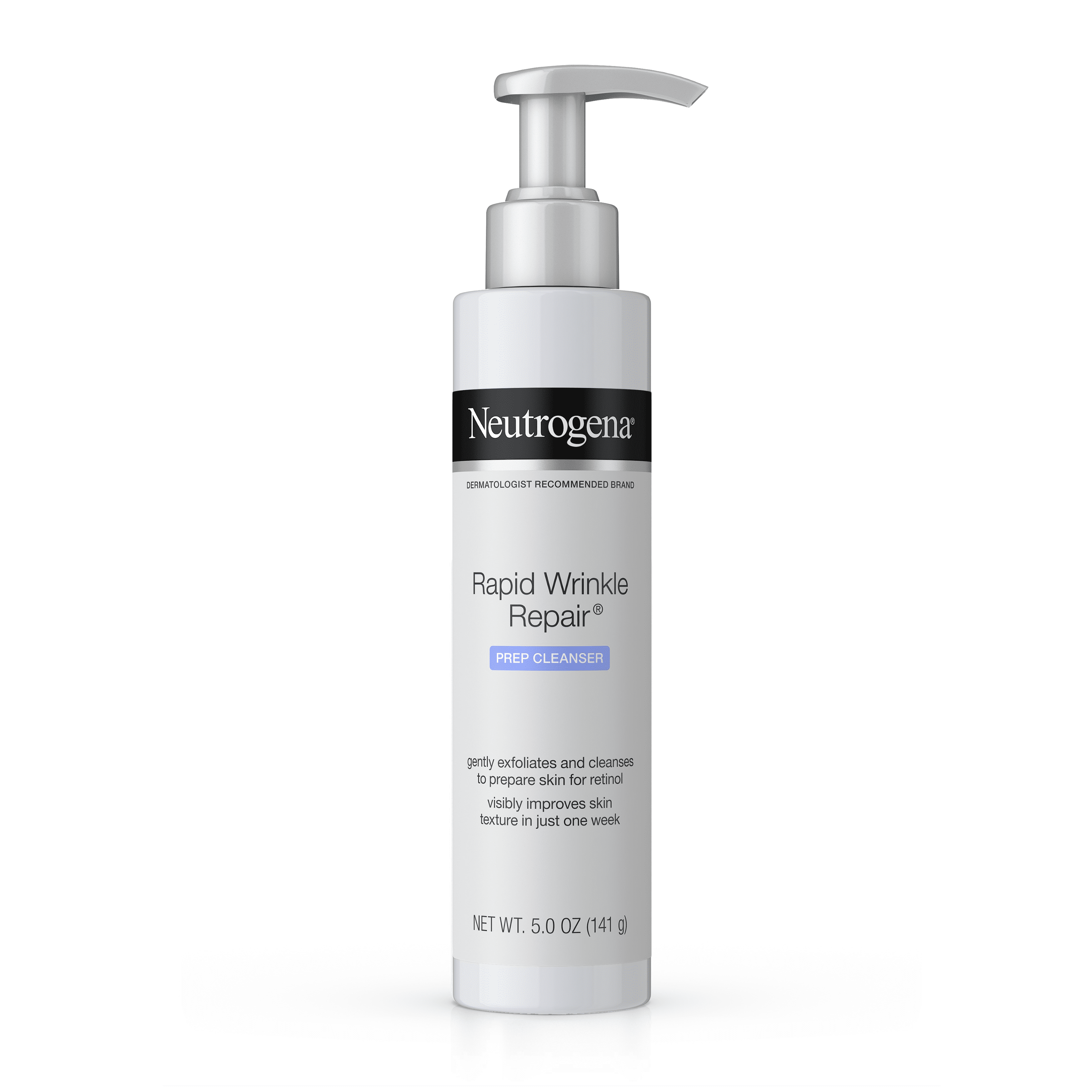 Neutrogena Rapid Wrinkle Repair Cream Facial Cleanser, All Skin Types, OilFree, 5 oz Walmart