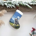 thumbnail image 6 of Salouo Blue Sky Dog Print Christmas Stockings,Large Xmas Stocking Set of 1 Holiday and Farmhouse Stocking for Christmas Holiday Party Decoration(17.7*11 Inch), 6 of 7