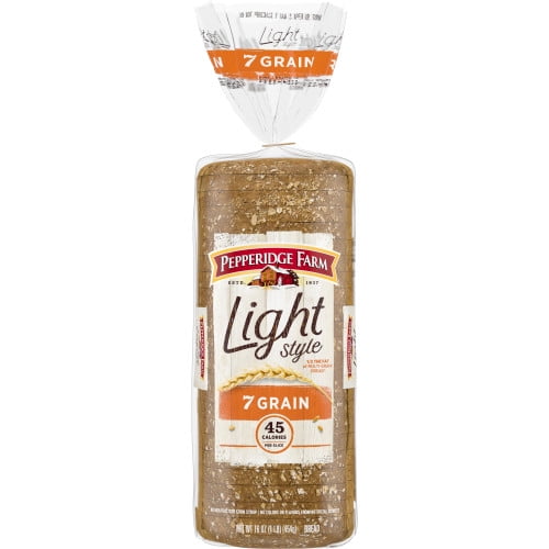 Pepperidge Farm Light Style 7 Grain Bread 16 Oz Loaf Walmart Com Walmart Com
