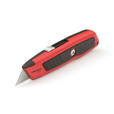 Retractable Utility Knife Box Cutter w/ Blades Heavy Duty Nonslip TEKTON