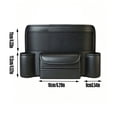 thumbnail image 3 of Car Seat Organizer Between Seats, Gap Filler Storage Caddy with Cup Holders and Tissue Holder, Universal Front Seat Console Organizer for Car SUV Truck, 3 of 7