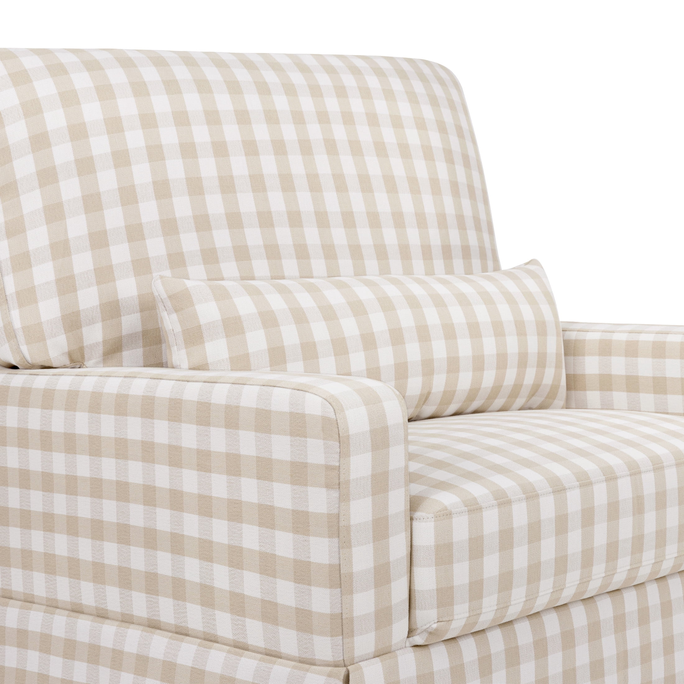 Namesake Crawford Chair and a Half Pillowback Swivel Glider