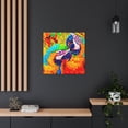 thumbnail image 6 of Colorful Macaw Mosaic - Canvas, 6 of 25
