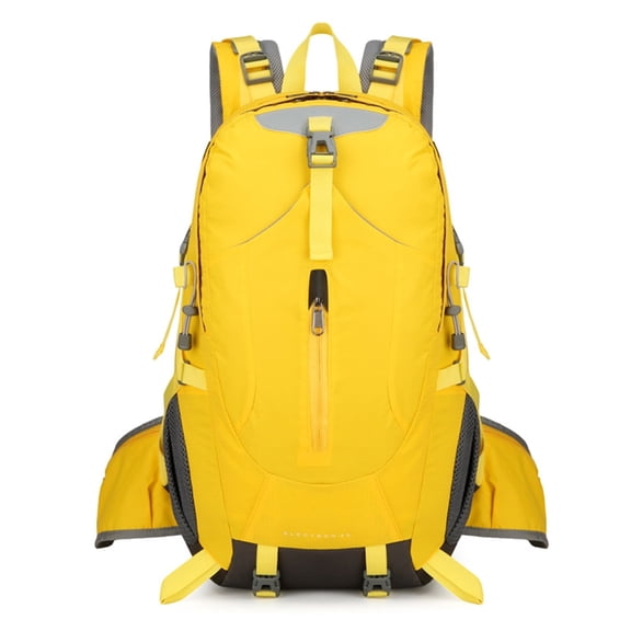 AUXDIQ Hiking Backpack 50L Waterproof Camping Backpack Travel Daypack for Women Men Yellow