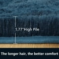 thumbnail image 3 of Lochas Soft Fluffy Rug Modern Accent Carpet Shaggy Area Rugs for Bedroom Indoor Living Room Home Decor,6'X9',Navy Blue, 3 of 7