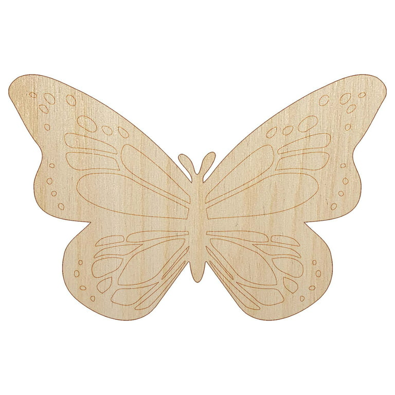 Butterfly Wood Shape, Wooden Butterfly Shape Blank, Unfinished Butterfly  Wood Blank, Shapes for Crafts DIY Wood Blank, Butterfly Shape Blank 