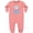 Mauve, variant on 1st Birthday Boy Rocket Ship Baby Fleece Romper