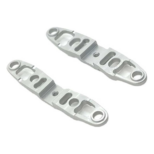 mmirethe 2 Pcs Métal RC Auto Fixer Portable 1/28 Modification Mise à Niveau Pièce de Fixation Accessoires de Remplacement pour Mini-Q Argent