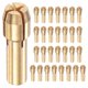thumbnail image 1 of Uxcell 30-Pack Mandril de Latón, Set de 1/25 Pulgadas/ 1 mm de Mandriles de 4.2mm de Diámetro de Vástago para Herramientas Rotativas [Dorado], 1 of 6