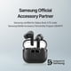 thumbnail image 2 of Puntas para Auriculares AZLA MAX para Galaxy Buds 3 FE Negro Ahumado, Paquete de 3 Pares, 2 of 7