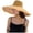 Yellow, variant on Shadoumai Packable Reversible Large Brim Sun Hat for Women - 6.9" Super Wide-Brim UV-Protection Women's Sun Beach Hats with Strap