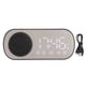 thumbnail image 3 of Reloj despertador digital con altavoz, radio reloj despertador altavoz de reproducción inalámbrico dual reloj despertador altavoz reloj despertador diseño exquisito, 3 of 9
