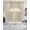 Beige, variant on Japanese Swag Kitchen Curtains Sets for Windows 24 Inch Length, Beige Farmhouse Retro Floral Leaf Pattern Short Window Curtain Panels Swags Valances and Tiers 3 Piece Set for Cafe/Dining Room