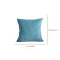 thumbnail image 3 of Yokan Modern Light Wind Pillow Set, Decorative Polyester Sofa Cushion for Living Room & Office, Solid Color Backrest Pillow, Soft and Cozy, Easy to Match, Gray/White/Lightblue/Orange, 40x40cm, 3 of 7