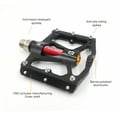 thumbnail image 6 of upanbike Mountain Bike Pedals Aluminum MTB Flat Pedals, Black, 6 of 6
