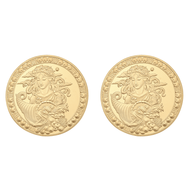 Regalo Coleccionable Monedas Conmemorativas Chapadas en Oro 12 Constelaciones (Virgo)