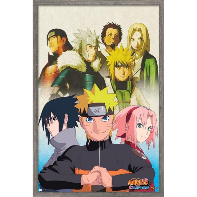 Naruto Shippuden - Key Art Wall Poster, 14.725" x 22.375"