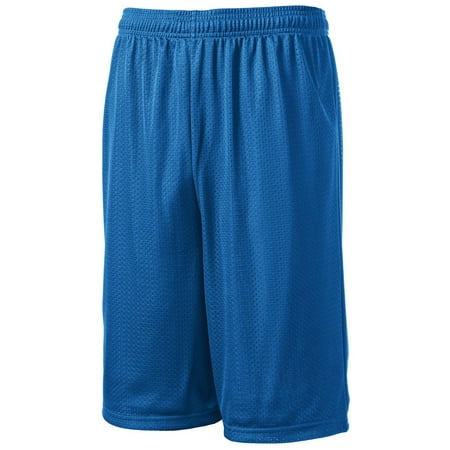 Sport-Tek Extra Long Dri-Fit Mesh Short Polyester (Best Padded Compression Shorts Basketball)