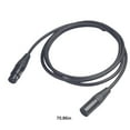 thumbnail image 2 of Matsuzay Cable de Audio XLR de 5 pines a 3 pines, Cable de adaptación, transmisión de datos de cámara profesional, adaptador a hembra, accesorio Cables de audio/vídeo 1.8 metros, 2 of 6