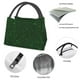 thumbnail image 4 of Fotbe Emerald Green Sparkling Bolsa Térmica Portátil con Estampado, Bolsa de Entrega de Alimentos Aislada, Bolsa Reutilizable de Gran Capacidad para Comidas y Supermercado, 4 of 6