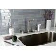 thumbnail image 3 of Kingston Brass KB718RXL Restoration 8-Inch Centerset Kitchen Faucet with White Sprayer, Brushed Nickel, 3 of 4