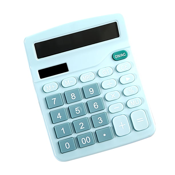 Calculadora de negocios solar Pantalla de 12 dígitos Herramienta de calculadora de contabilidad de oficina financiera Eigraketly EL013473-01