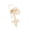 White, variant on Elegant Resins Crosses and Butterfly Keychain with Tassels for Christian Religious Believers Backpack Bag Charm Keyring
