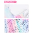 thumbnail image 4 of Girl's Gymnastic Leotards with Dance Shorts Hair Scrunchie Sparkly Ballet Unitards Biketards Tumbling Activewear Outfit Set Long Sleeve Active Dancewear, 4 of 6