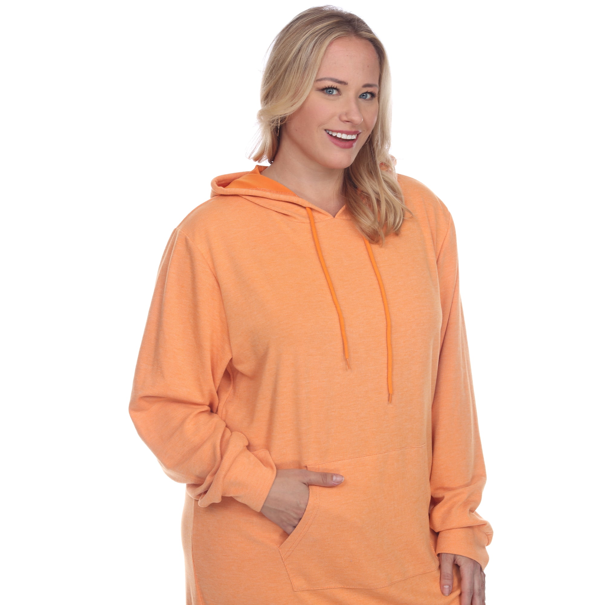 White Mark Womens Hoodie Sweatshirt Dress Fleece Material Various Sizes Available