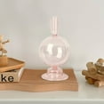 thumbnail image 4 of Damask Rose Candle Glass Candle Holder Artist Creative Vase Exquisite Desktop Ornament Vintage Colored Glass Candlestick Wedding Table Centerpieces Home Decor,Clear Candles And Candlesticks, 4 of 4