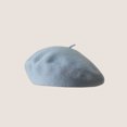 thumbnail image 1 of LinYooLi Hot Selling Autumn And Winter Wool Beret For Girls, Artistic And Retro, Versatile Korean Version Painter Hat, English Solid Color Felt Hat, 1 of 9