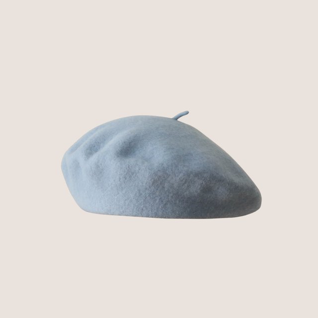 LinYooLi Hot Selling Autumn And Winter Wool Beret For Girls, Artistic And Retro, Versatile Korean Version Painter Hat, English Solid Color Felt Hat