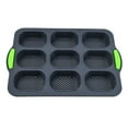 thumbnail image 2 of Kitchen Baking Tools,8 Grid Silicone Baguette Non Stick Perforated Pan Baguette Baking Tray Stylish and Modern, 2 of 8