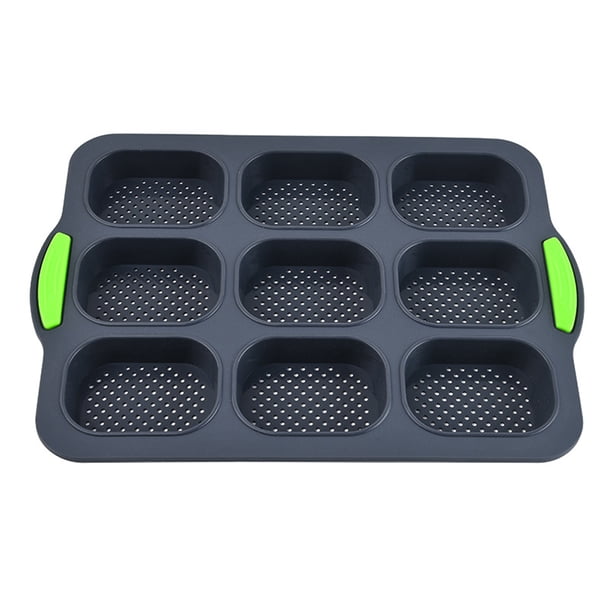 Hornear Baguette De Silicona De 8 Rejillas, Molde Perforado Antiadherente Para Hornear Pasteles, Moldes Para Pan Francés, Herramientas Para Hornear En La Cocina seitruly HA042700-02
