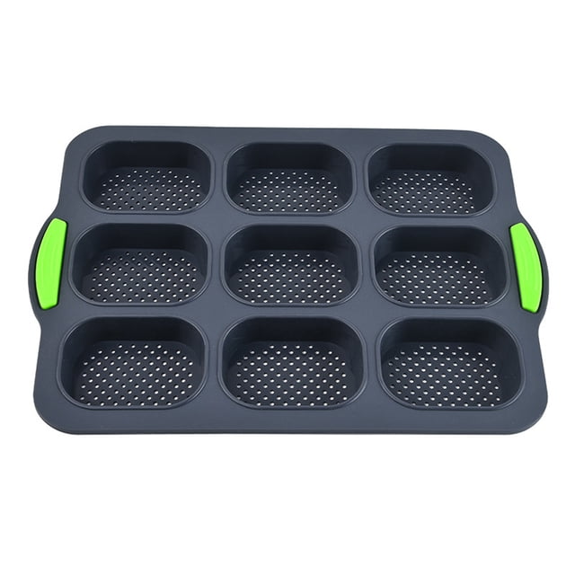 Hornear Baguette De Silicona De 8 Rejillas, Molde Perforado Antiadherente Para Hornear Pasteles, Moldes Para Pan Francés, Herramientas Para Hornear En La Cocina Yuarrent HA042700-02
