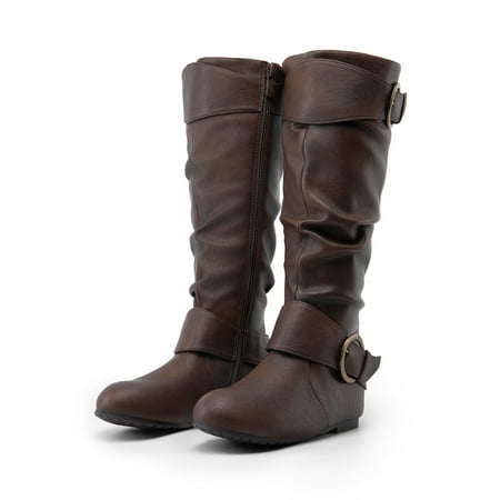 DREAM PAIRS Women s Knee High Low Hidden Wedge Boots