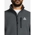 thumbnail image 5 of Reebok Men and Big Men's Fleece Zip Jacket, Sizes S-3XL, 5 of 6