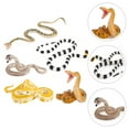 thumbnail image 3 of MasteelfCA 5 Pcs Jouet Serpent Réaliste Faux Serpent Jouets Cobra Réalistes Décoration d'Halloween, 3 of 8