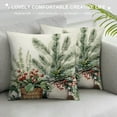 thumbnail image 3 of PRATYUS  Christmas Pillow Covers Watercolor Ink Painting Christmas Tree Decorative Throw Pillows Winter Christmas Decor for Home Couch, 3 of 5