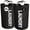Black + Black (19.8gal Large Capacity), variant on 90L Laundry Basket, 2pcs Large Laundry Basket Foldable, Elevated, High Quality With Half Ring Handle Design