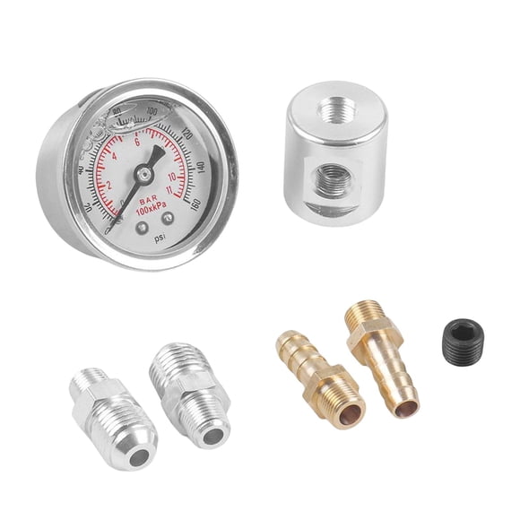 medidor de manómetro,kit de adaptador de sensor de medidor de presión de línea de combustible,Sensor de presión de combustible de aceite de sistemas de inyección,Sensor de calibre