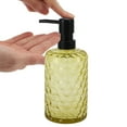 thumbnail image 3 of Unique Bargains 1 Pc Simple Cylindrical Soap Pump Dispenser for Bathroom 500ml Yellow Black, 3 of 6